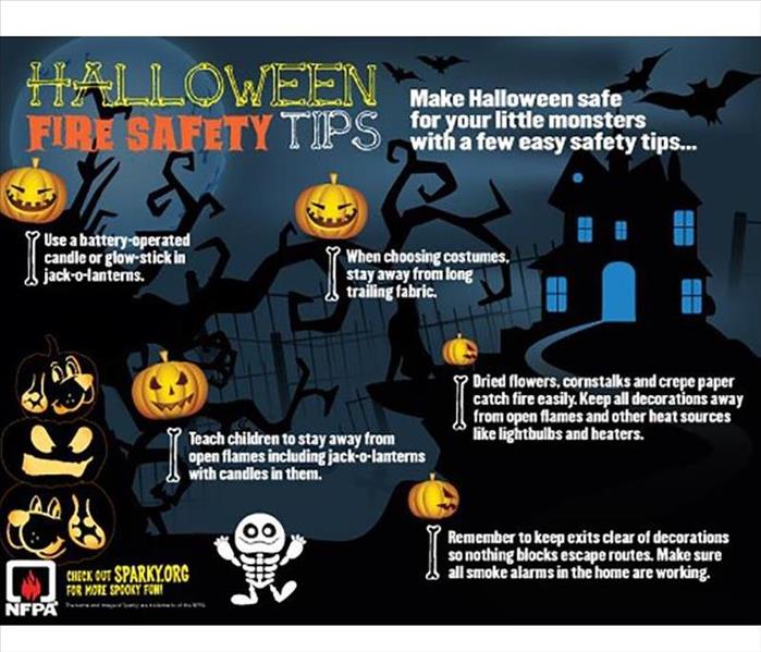 Infographic of Halloween Safety Tips